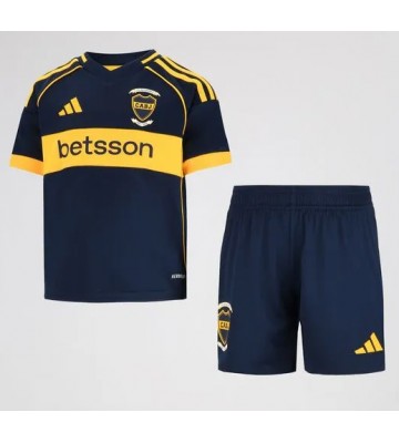 Boca Juniors Hjemmebanetrøje Børn 2025-26 Kortærmet (+ Korte bukser)